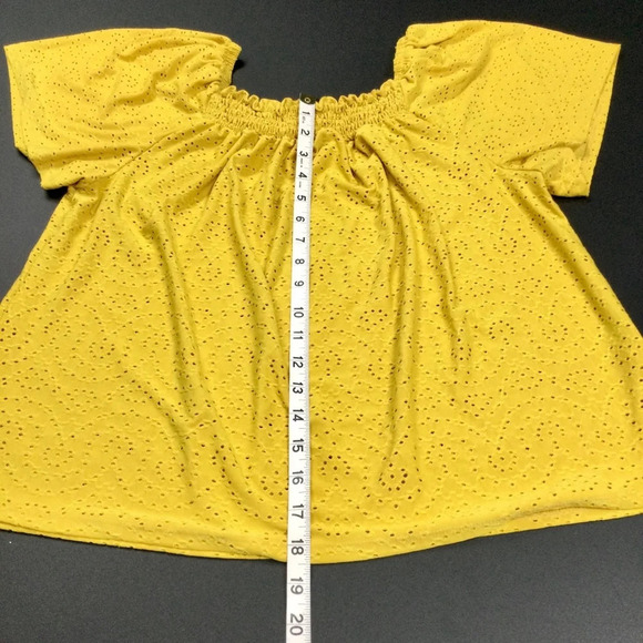 Women's‎ W5 Blouse, Size L, Yellow - Picture 4 of 8